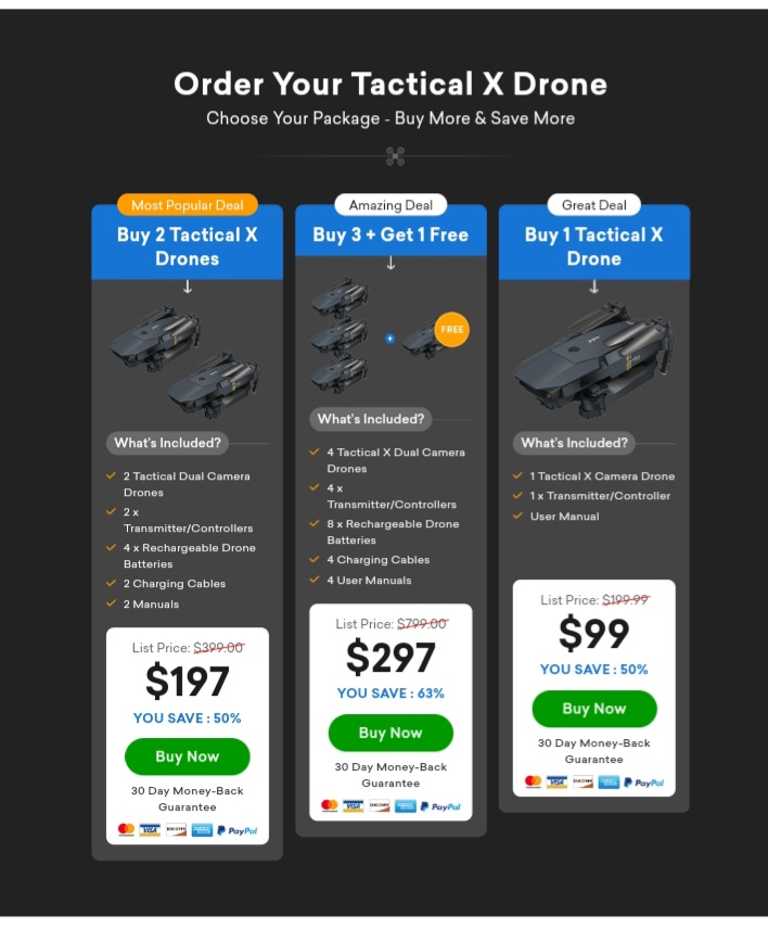 Tactical X Drone Reviews