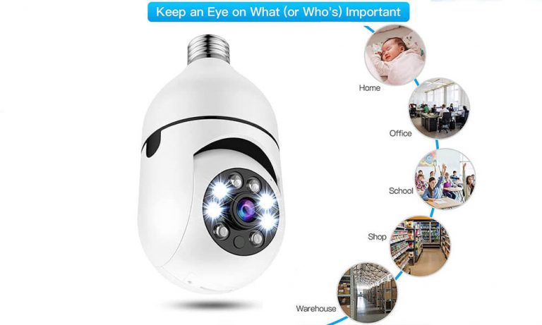 the keilini light bulb security camera