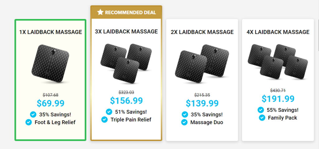 Laidback massager Reviews